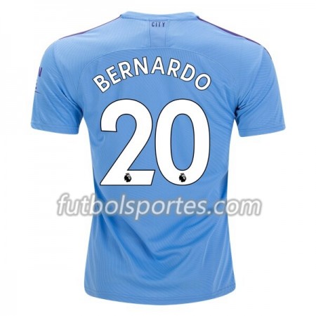 Camisetas Manchester City Bernardo 20 Primera Equipacion 2019/2020 